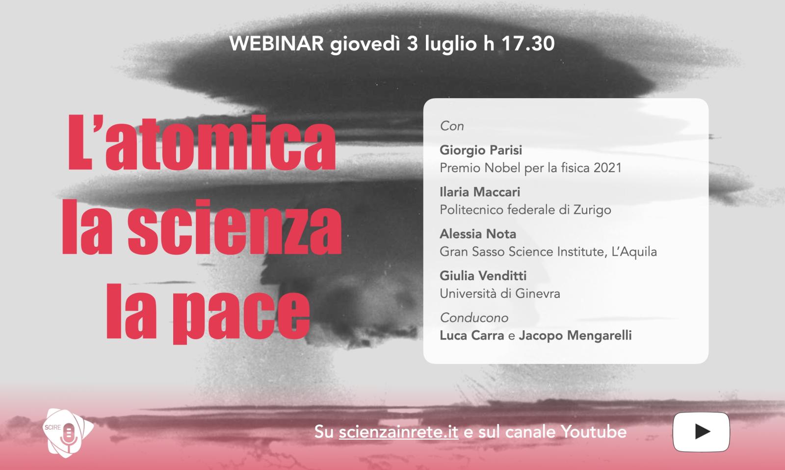 live-3-luglio:-l’atomica,-la-scienza,-la-pace