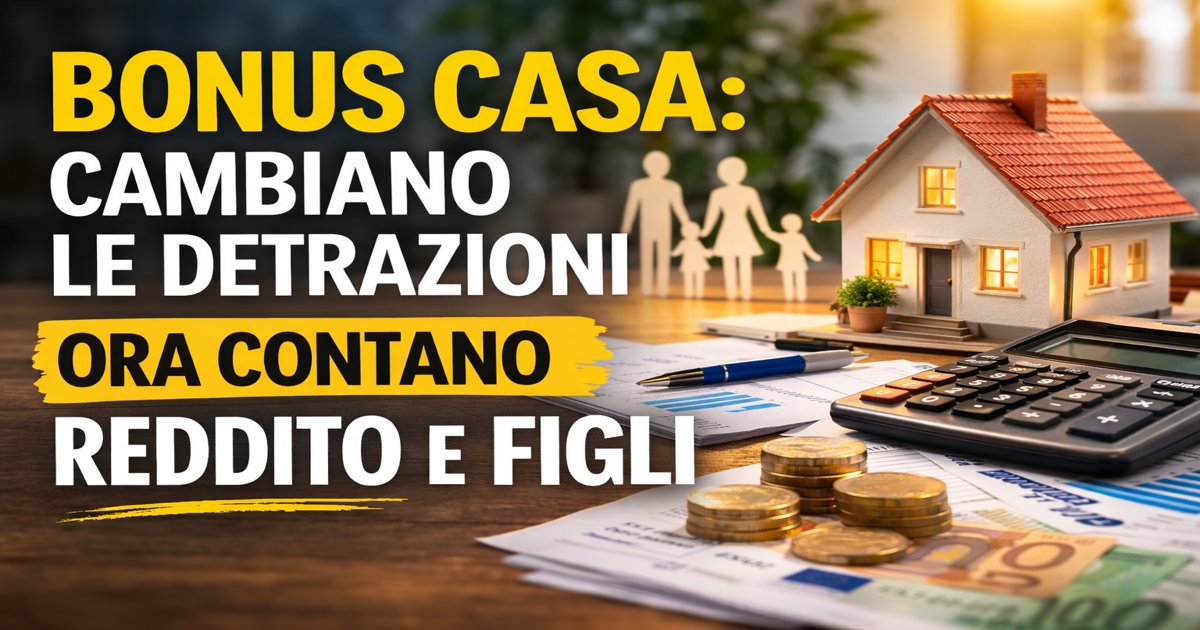 bonus-casa:-cambiano-le-detrazioni-fiscali.-ora-contano-reddito-e-figli-nel-nucleo-familiare